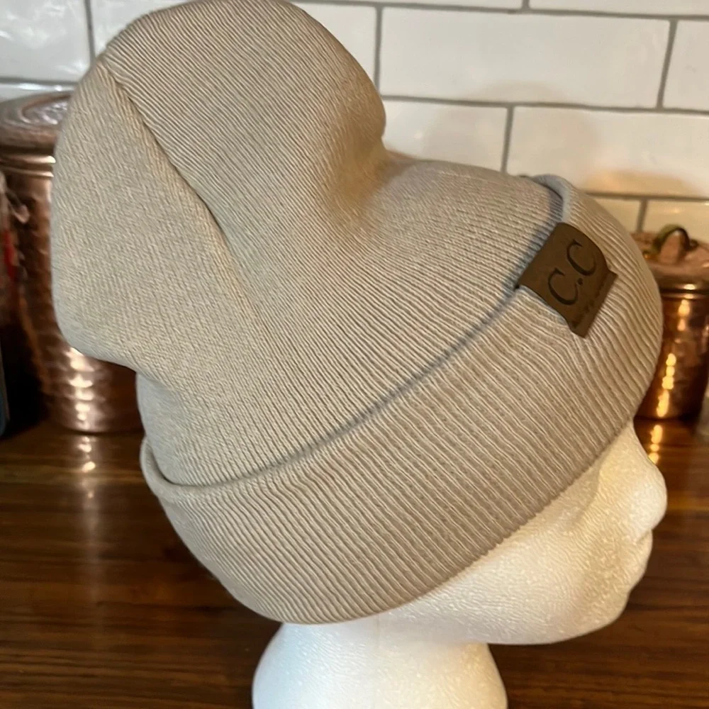 C C branded slouchy hat!! Beanie. New